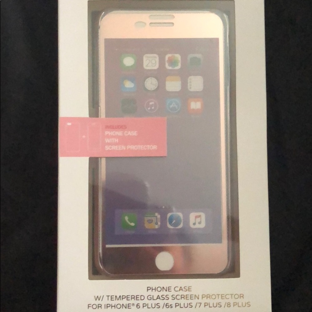 Rose Gold Mirrored iPhone Case